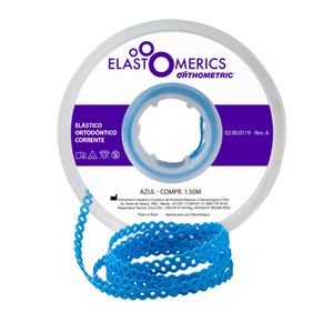 Elastômeros Corrente 1,5m Azul - Orthometric