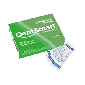 Lâmina De Bisturi Aço Carbono - Dentsmart