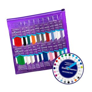 60.03.2910 Elásticos Bengalinhas com 23 Cores Kit Promocional - Orthometric