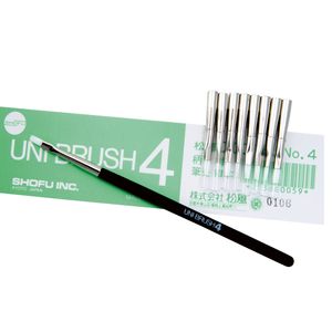 Pincel Uni Brush N° 4 com 10 Pinceis + 1 Cabo - Shofu