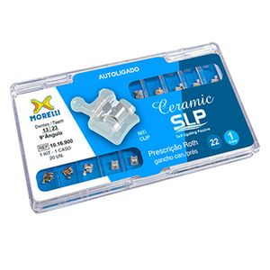 10.16.900 Kit de Bráquetes 01 caso Prescrição Roth Ceramic SLP .022 Gancho Can./Prés - Morelli