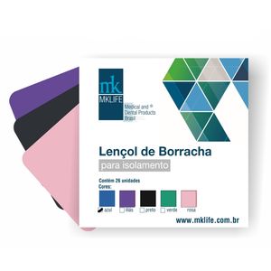 Lençol de Borracha 127x127mm - MK Life