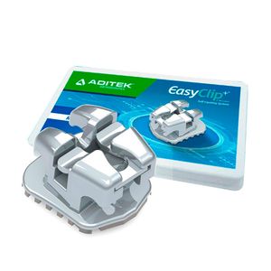 Kit 5x5 EasyClip+ Interativo 0,022" Roth com Gancho 3,4,5 - Aditek