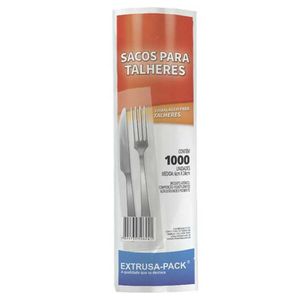 Sacos para Talheres 6cm x 23cm - Extrusa Pack