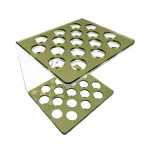 Suporte para Resinas com 17 Cavidades Espelhado - Agir