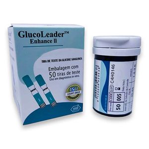 Tira Reagente para Analise de Glicose - Glucoleader