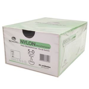 Fio de Sutura Nylon com Agulha - Technofio