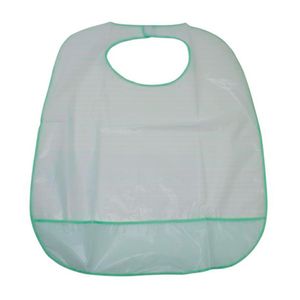 Babador Plástico Verde Adulto - Jon