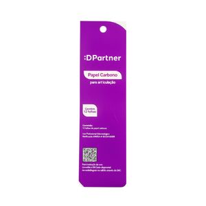Papel Carbono Dupla Face (Roxo) 100µm - Dental Partner