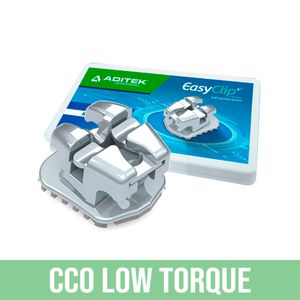 Kit 5x5 EasyClip+ Passivo 0,022" Damon Low Torque com Gancho 3,4,5 - Aditek