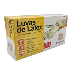 Luva De Procedimento Látex Com Pó - Descarpack