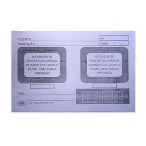 Ficha para Raio X 2 Furos - Preven