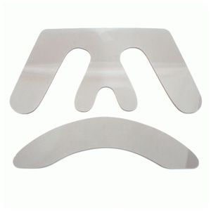 Régua Fox Acrílica Cinza Com 2 Peças - Orto Central