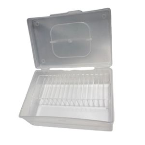 Porta Alicate Deitado Com Maleta Para 15 Unidades Cristal - Ortoguaru