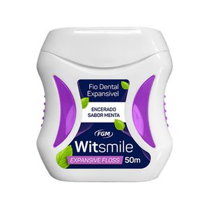 Fita Dental Witsmile 50m Encerado Menta - FGM