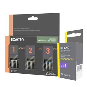 Pino de Fibra de Vidro Exacto Kit e Ganhe 1 Silano - Angelus